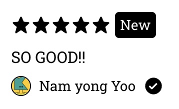 Verified Gumroad review from Nam yong Yoo
